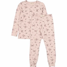 Eco Friendly Fabric MarMar Modal Smooth Print Bows Sleepwear