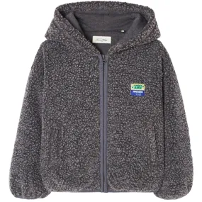 Outdoor Duty American Vintage Jacket with Hood Charcoal Melange