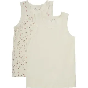 Minymo Dusty Ceder Undershirt 2-Pack Ozone Wash Technology