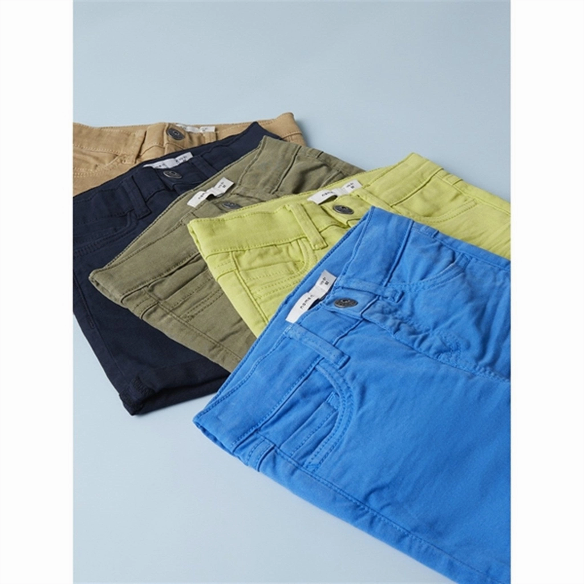 Ultra Lightweight Build Name it Electric Blue Lemonade Silas Isak Twill Shorts