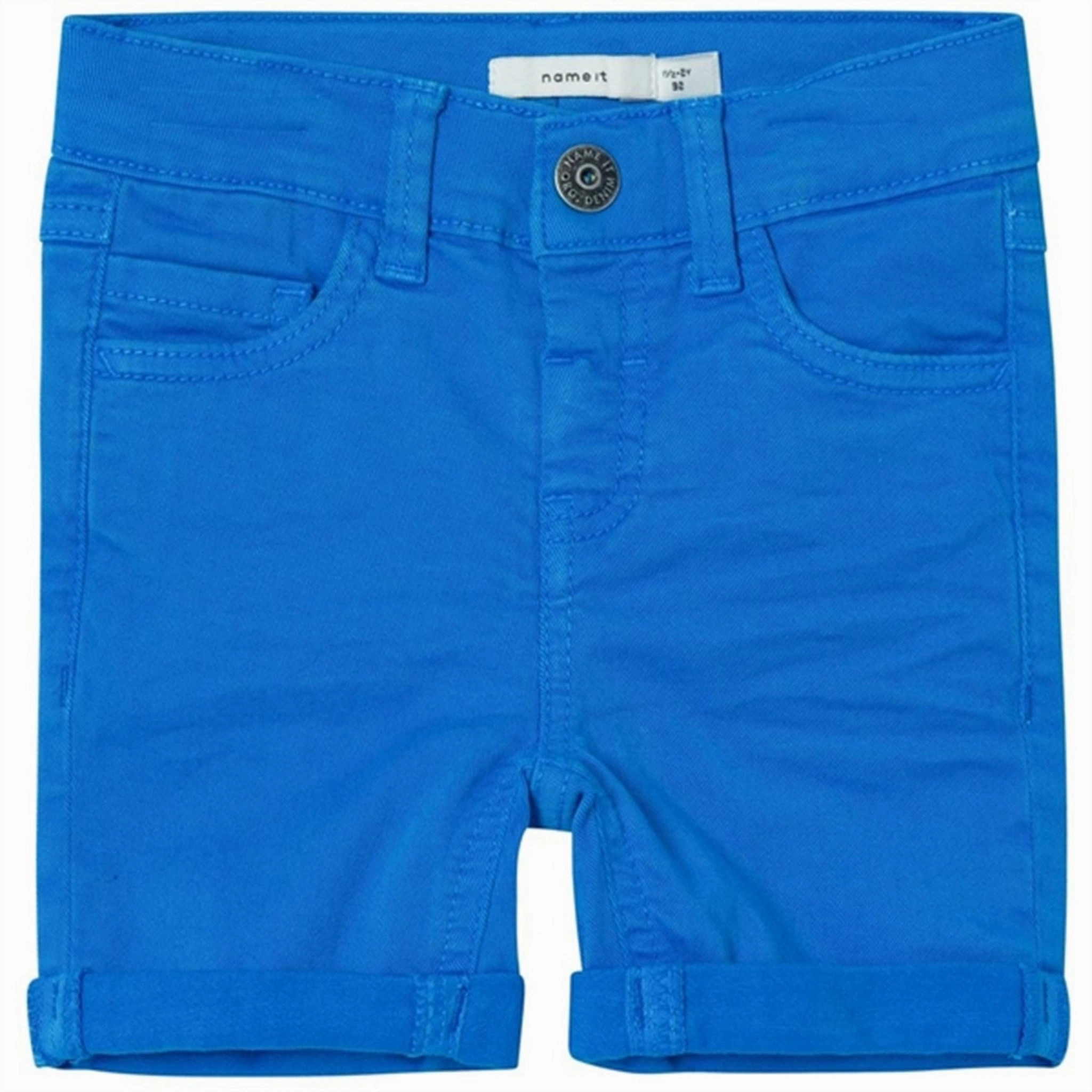Name it Electric Blue Lemonade Silas Isak Twill Shorts Cap Basic Look