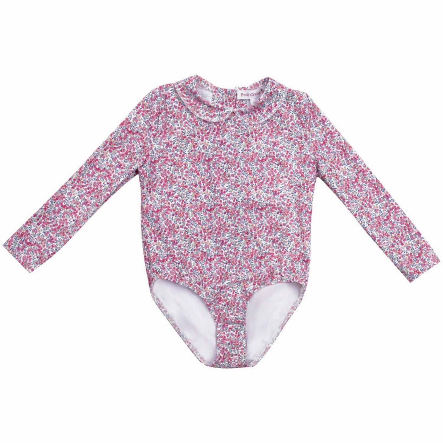 Weekend Retreat Holiday-Essentials Petit Crabe Wiltshire Bud Peeter Pan Collar Swimsuit L/S - Made With Liberty? Fabric