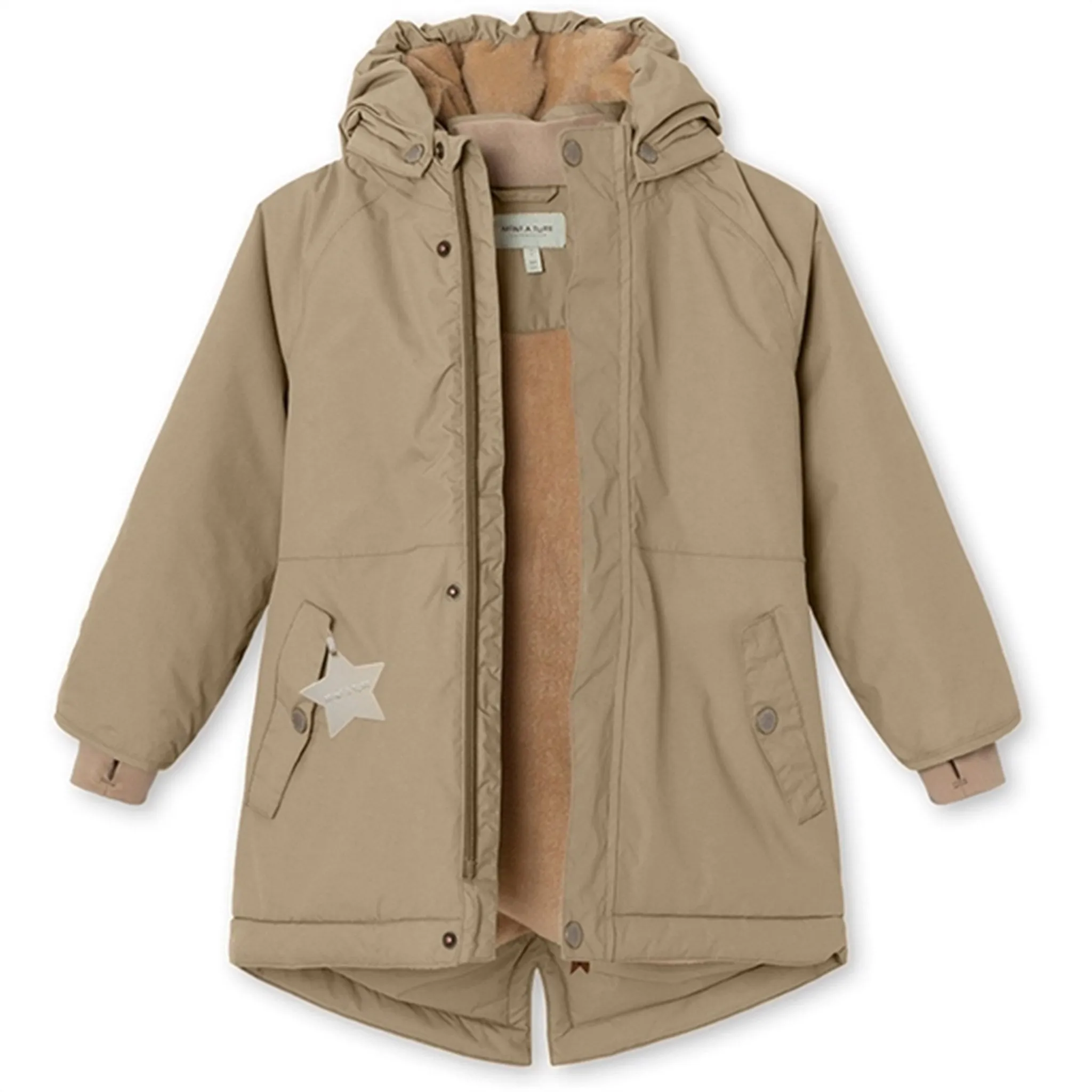 Easy Comfort MINI A TURE Vikana Fleece Winter Jacket Savannah Tan