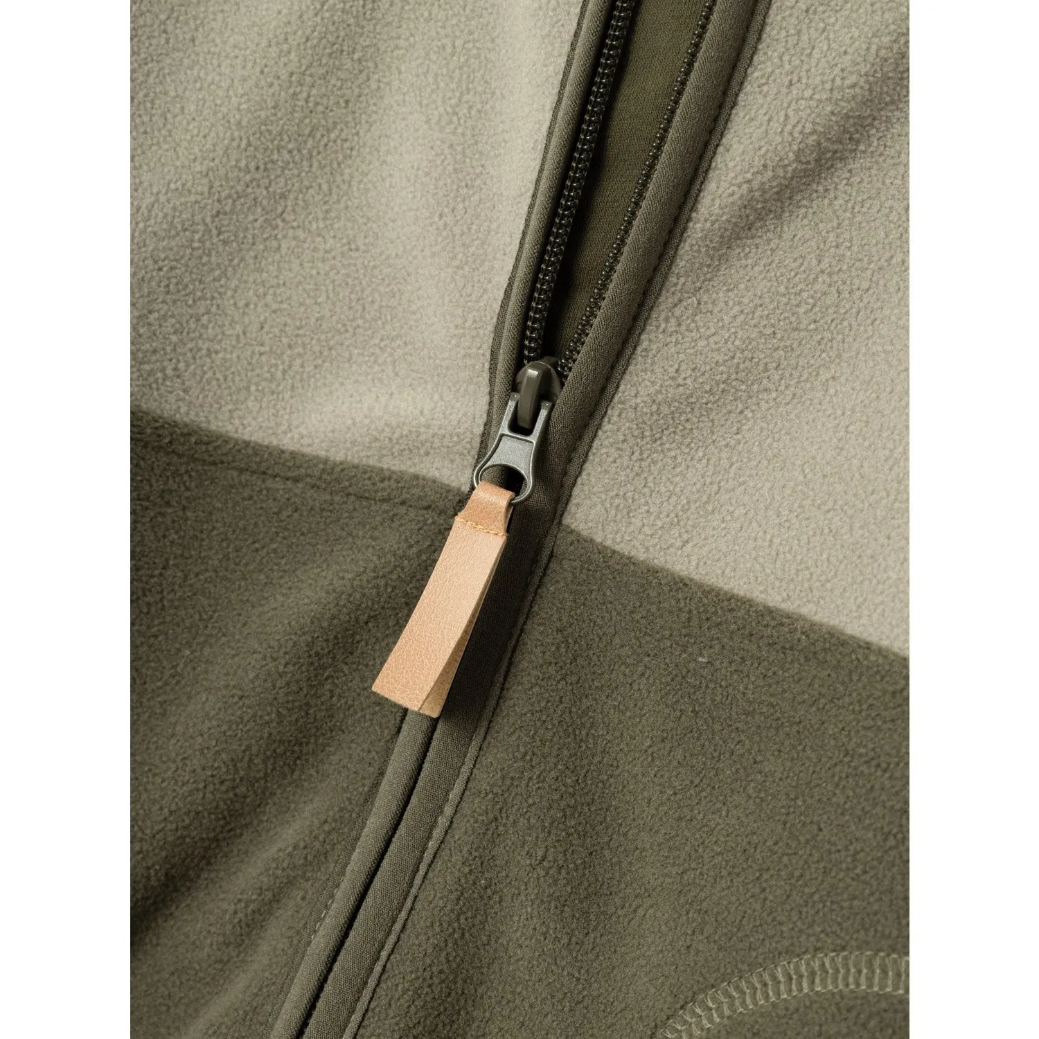 Lil'Atelier Laurel Oak Laspektra Fleece Set Placket Reinforcement