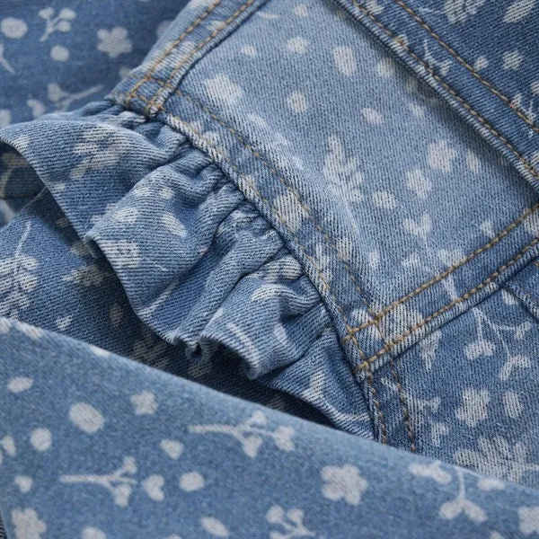 suitable for outdoor adventures LightweightFabric Minymo China Blue Denimjacket