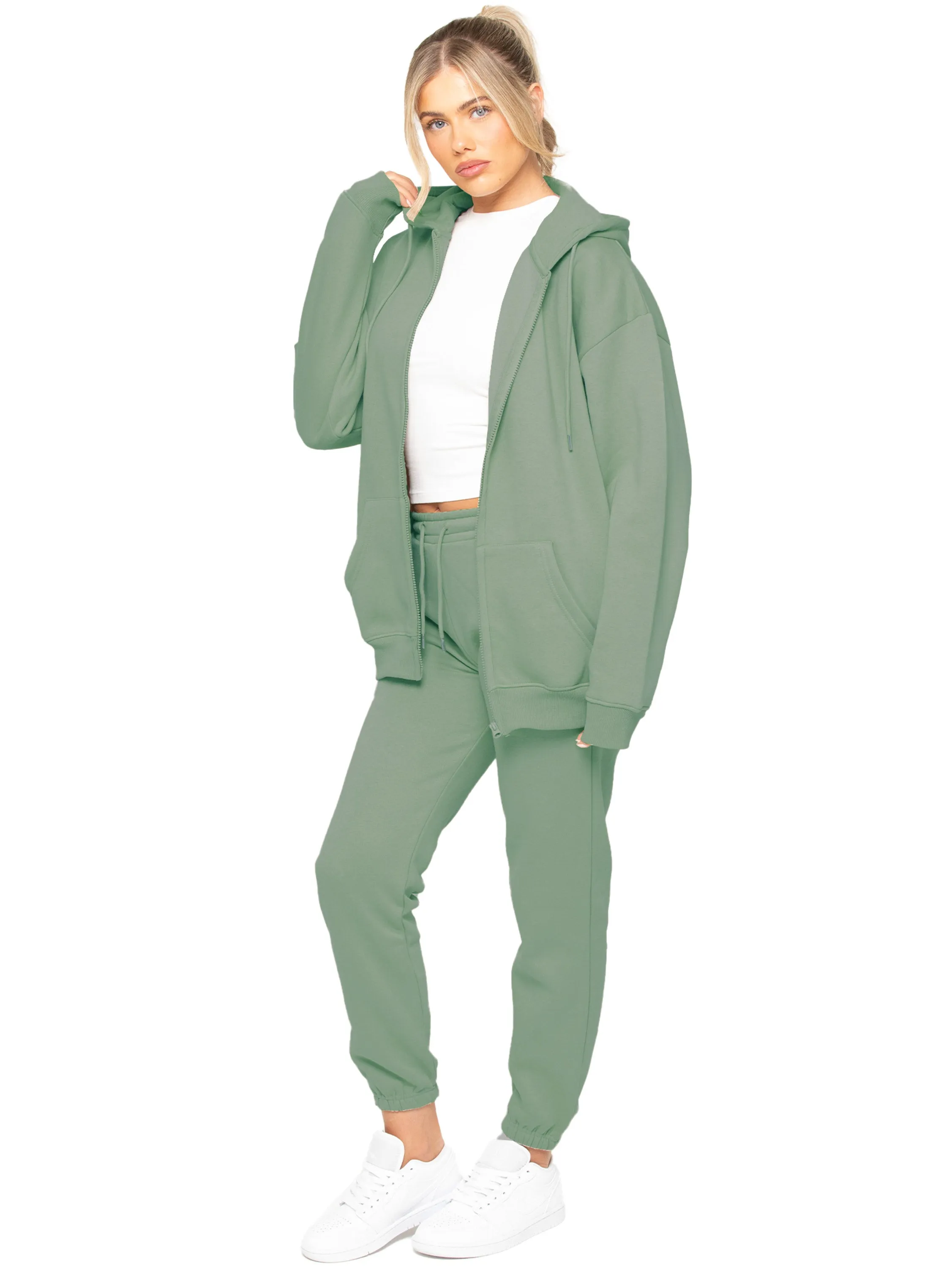 therapy Enzo | Womens Oversized Zip Hoodie Tracksuit