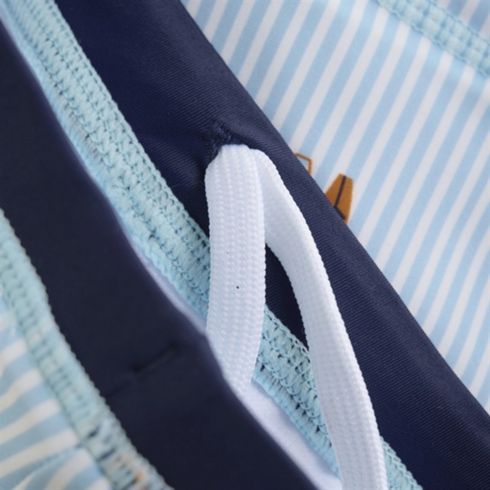 Chlorine Resistant Fabric Color Kids Swim Trunks AOP Rusy