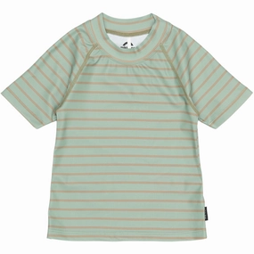 Mikk-Line Green Bay AOP UV Shirt Recycled Drag Resistant Texture