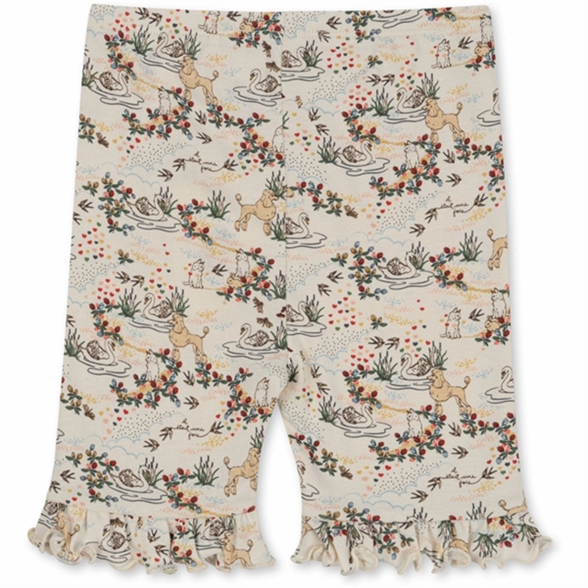 wrinkle - resistant Konges Sl?jd Mizumi Claic Short Frill Leggings