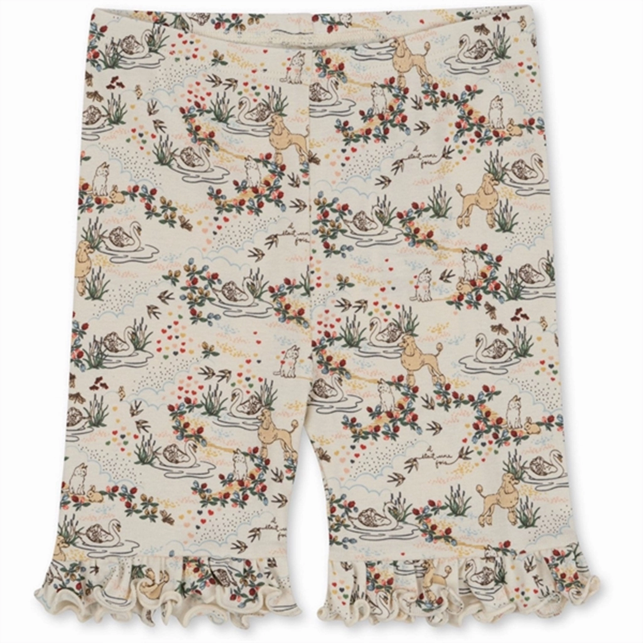 Fitness Look athletic clothing Konges Sl?jd Mizumi Claic Short Frill Leggings