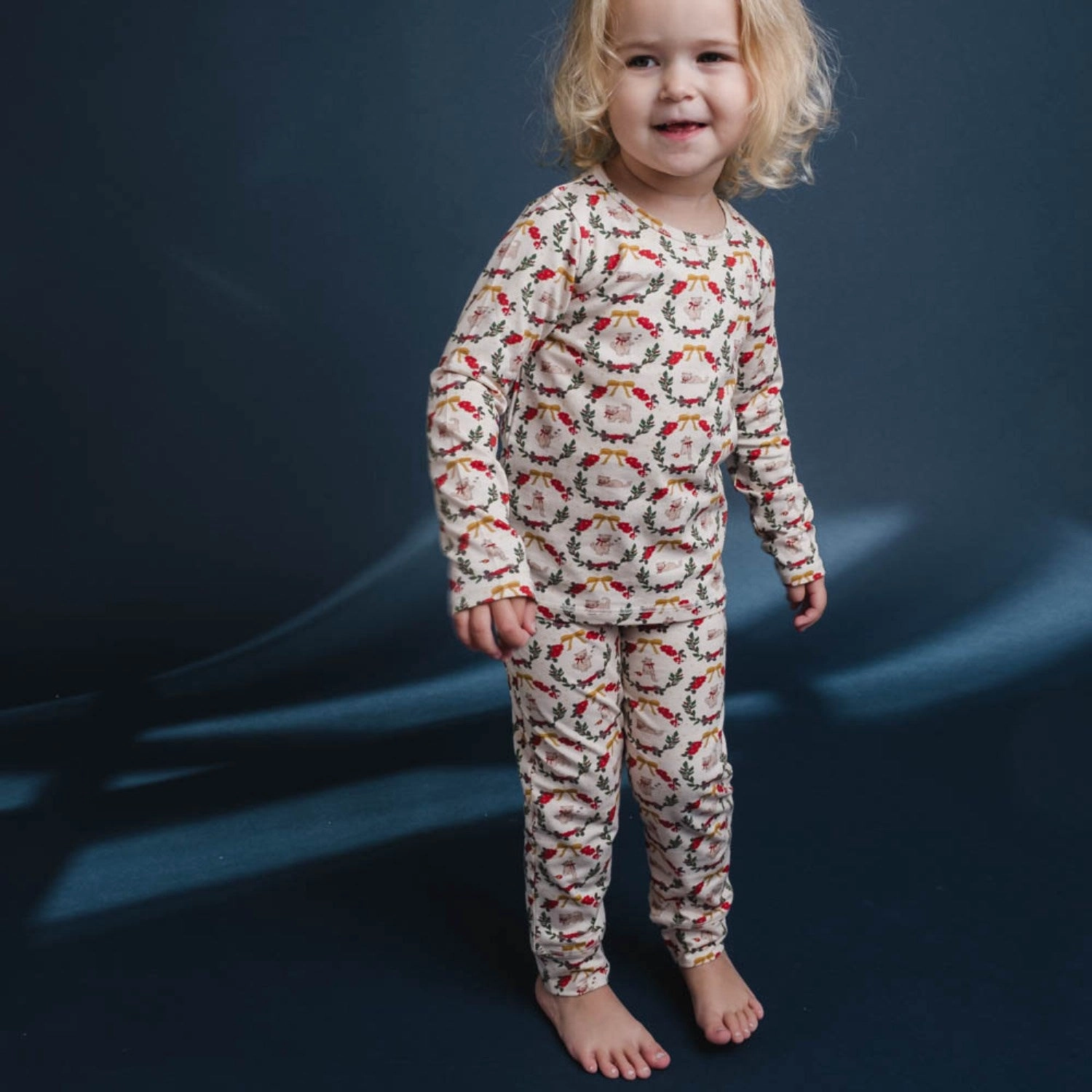 Ultra Stretch Waistband That's Mine Christmas Wreath Emilio Homewear Set