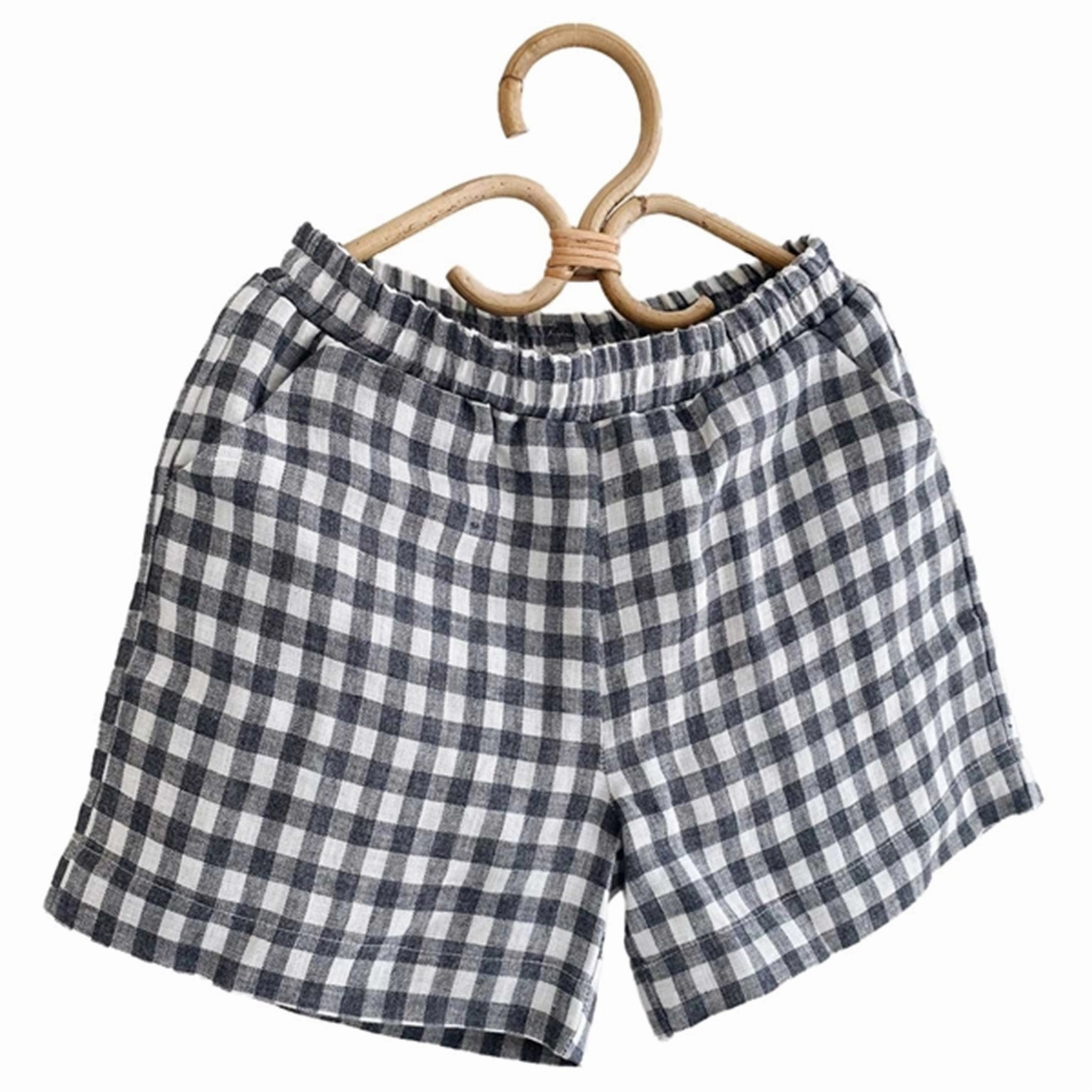 Quick Evaporation Fabric lalaby Elephant Check Andrea Shorts