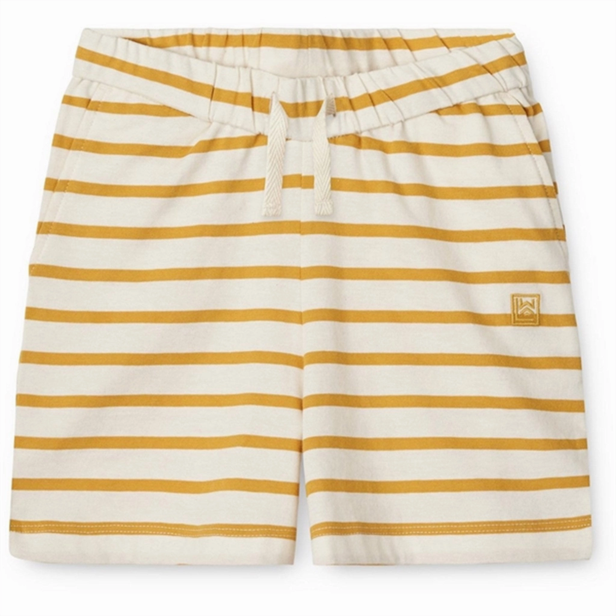 Liewood Y/D Stripe Creme De La Creme/Yellow Mellow Bako Stripe Shorts Athletic Cut