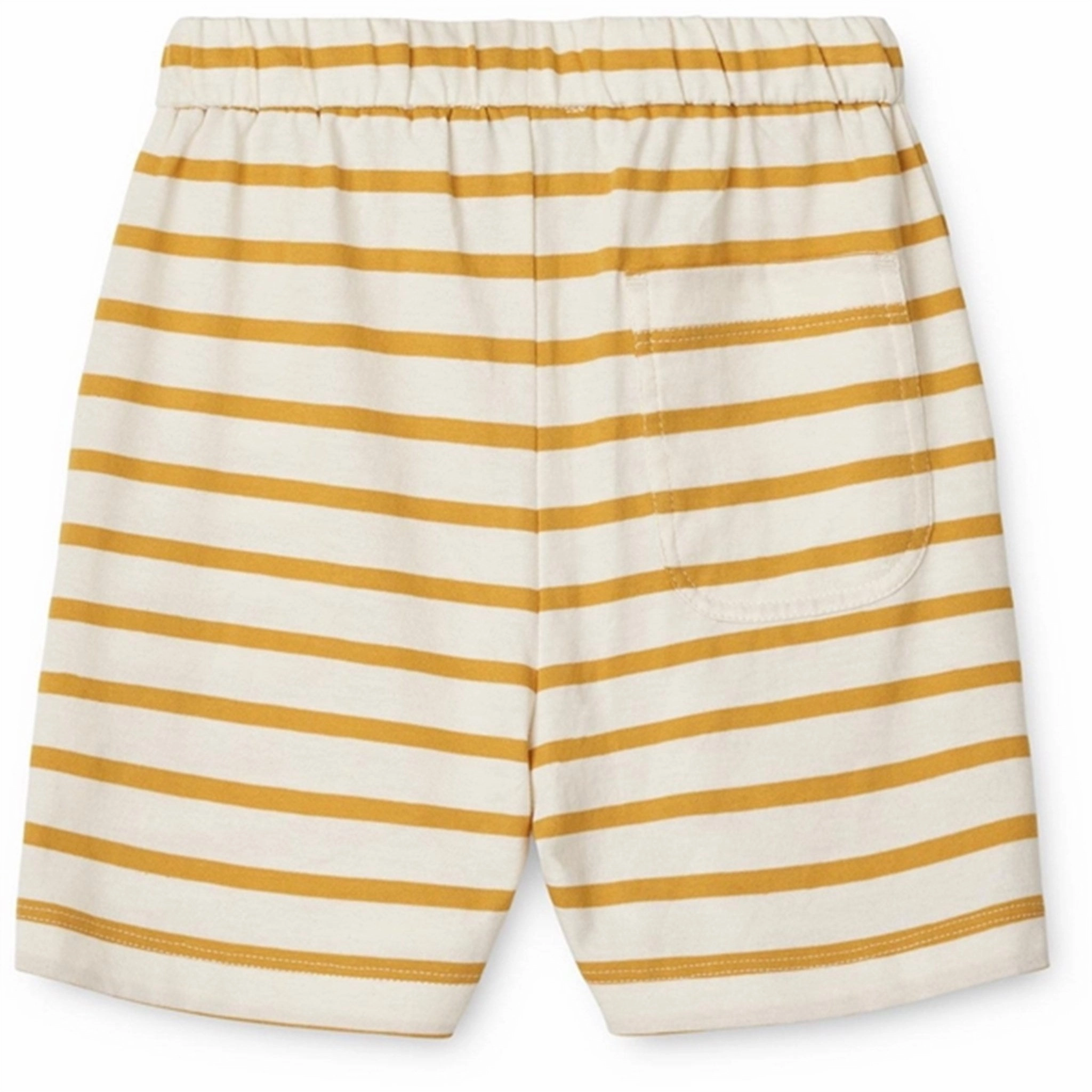 Liewood Y/D Stripe Creme De La Creme/Yellow Mellow Bako Stripe Shorts Ergonomic Contour Shape
