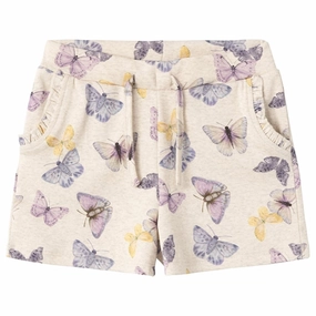 Easy Movement Fit silk blend Name it Peyote Melange Jasmina Shorts