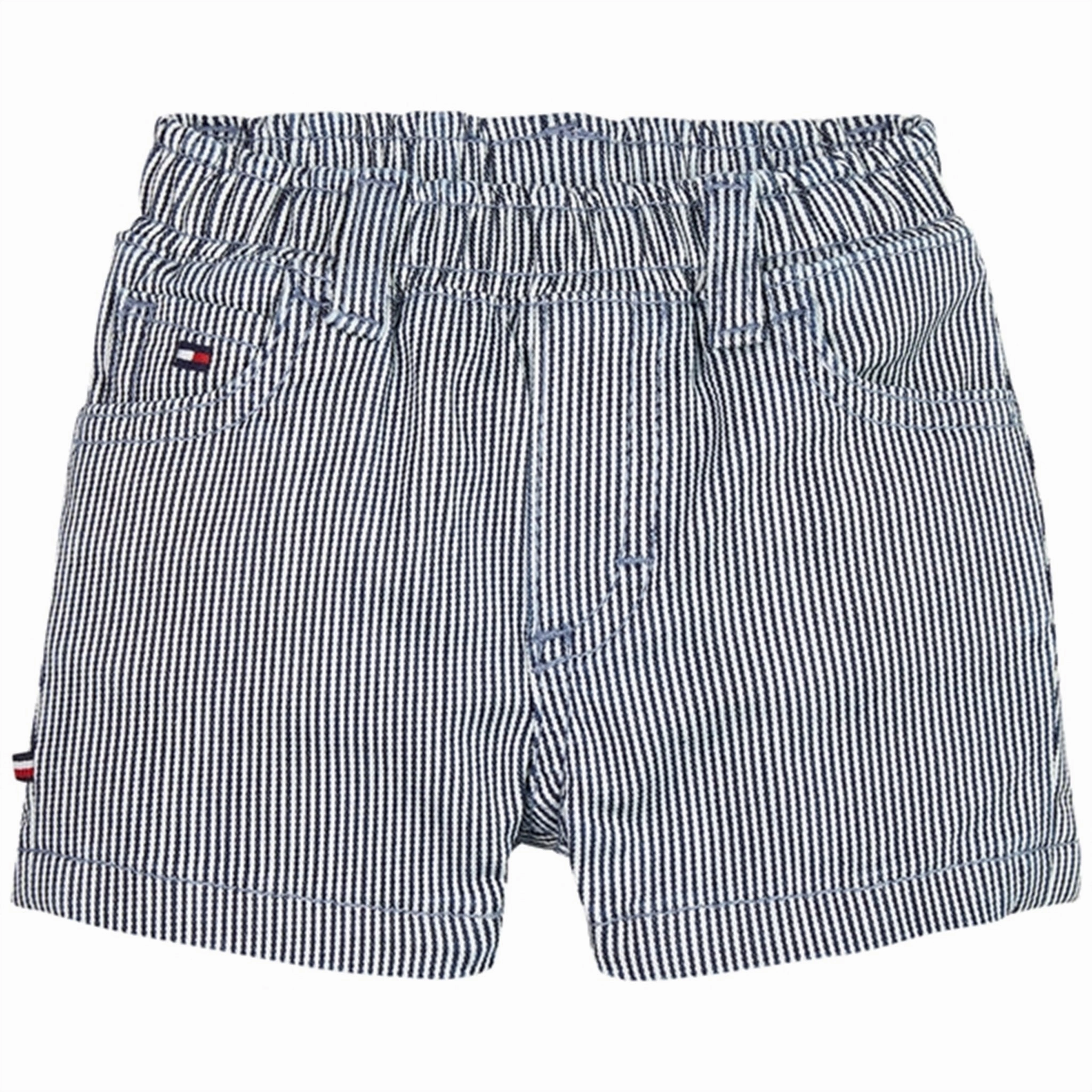 high - rise hypoallergenic Tommy Hilfiger Baby Striped Shorts Desert Sky Stripe