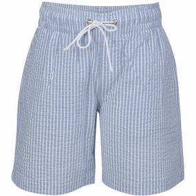 Ultra Flat Lock Stitching Petit Crabe Capri Stribes Boardie Swim Shorts