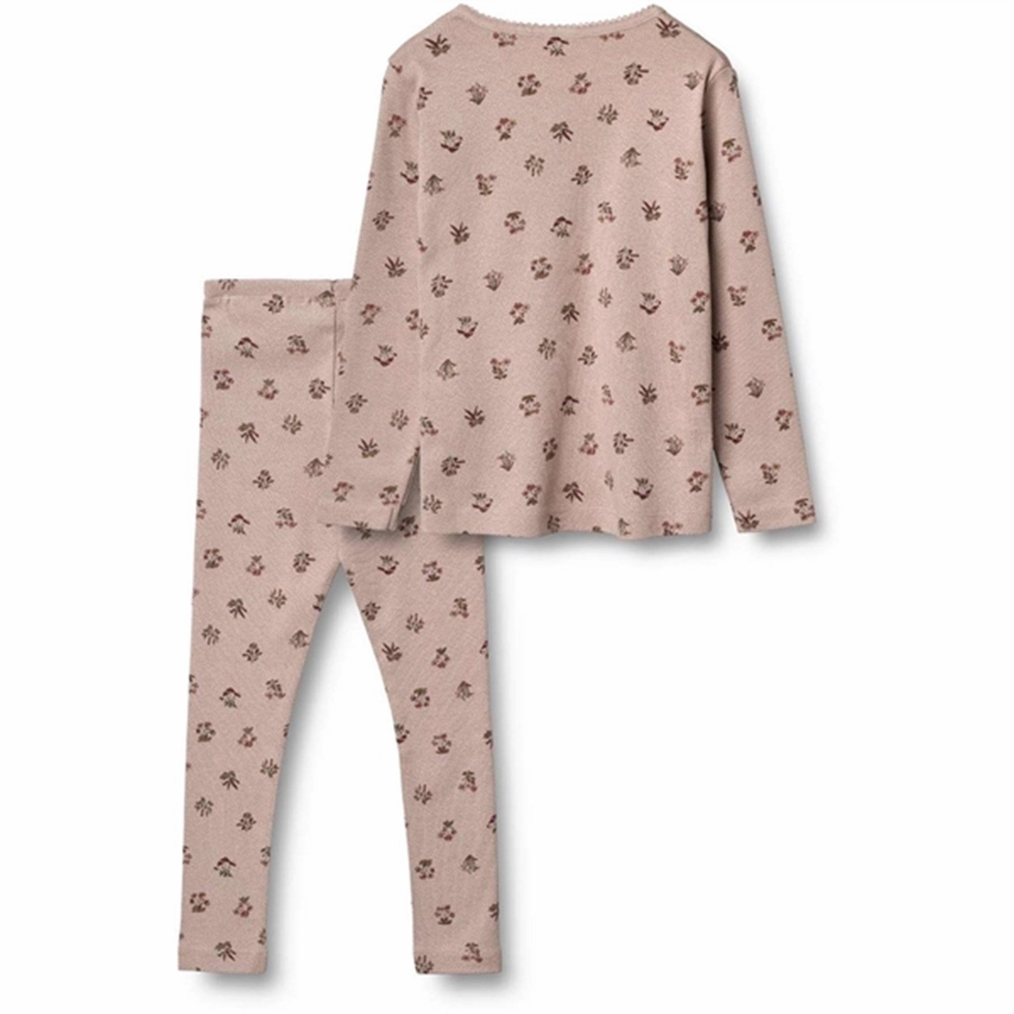 Wheat Dark Powder Flowers Madeline Nightwear hypoallergenic material Cozy Feel