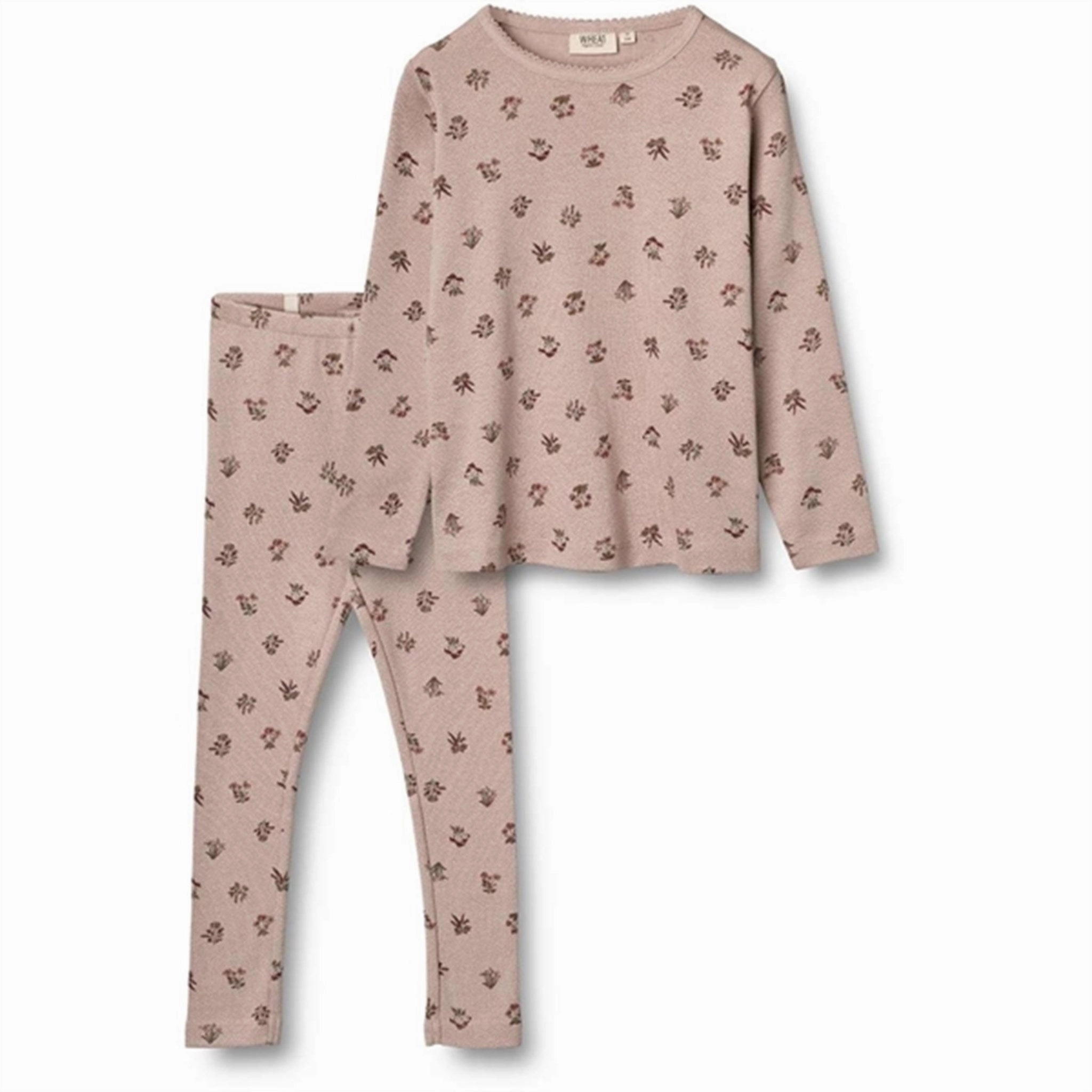 Wheat Dark Powder Flowers Madeline Nightwear Calm Mood