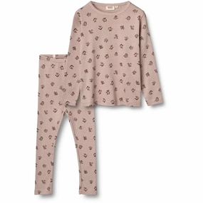 Wheat Dark Powder Flowers Madeline Nightwear Calm Mood