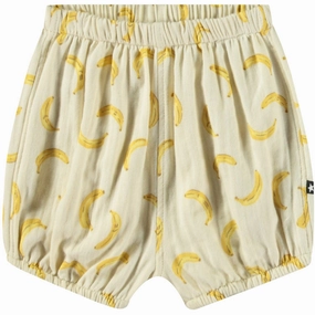 Molo Cute Bananas Somos Shorts Versatile Piece Bootcut style