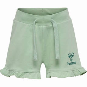 Hummel Silt Green Talya Ruffle Shorts Seamless construction housewarming gift