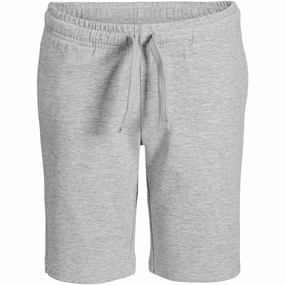 Seamless Edge Design Side Pockets Jack & Jones Junior Light Grey Melange Basic Sweat Shorts