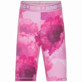 Sweat Wicking Lining Hygienic Antimicrobial Layer Molo Exercise Dreamy Poppies Obelia Shorts