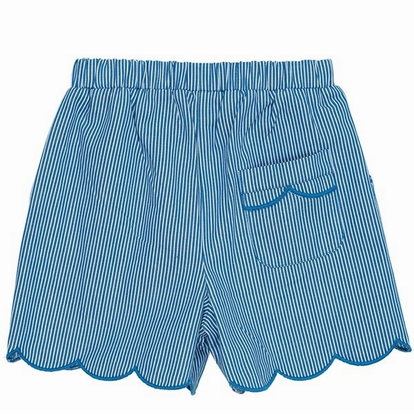 Copenhagen Colors Sharp Blue Stripe Shorts w. Deco Warm Layers