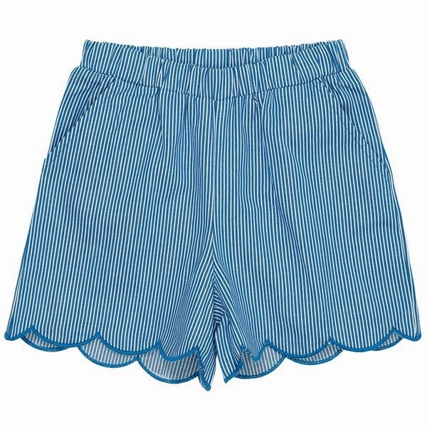 Daily Layer Copenhagen Colors Sharp Blue Stripe Shorts w. Deco