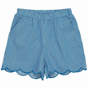 Daily Layer Copenhagen Colors Sharp Blue Stripe Shorts w. Deco