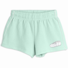Mini Rodini Green Jogging Sp Sweatshorts Gym apparel