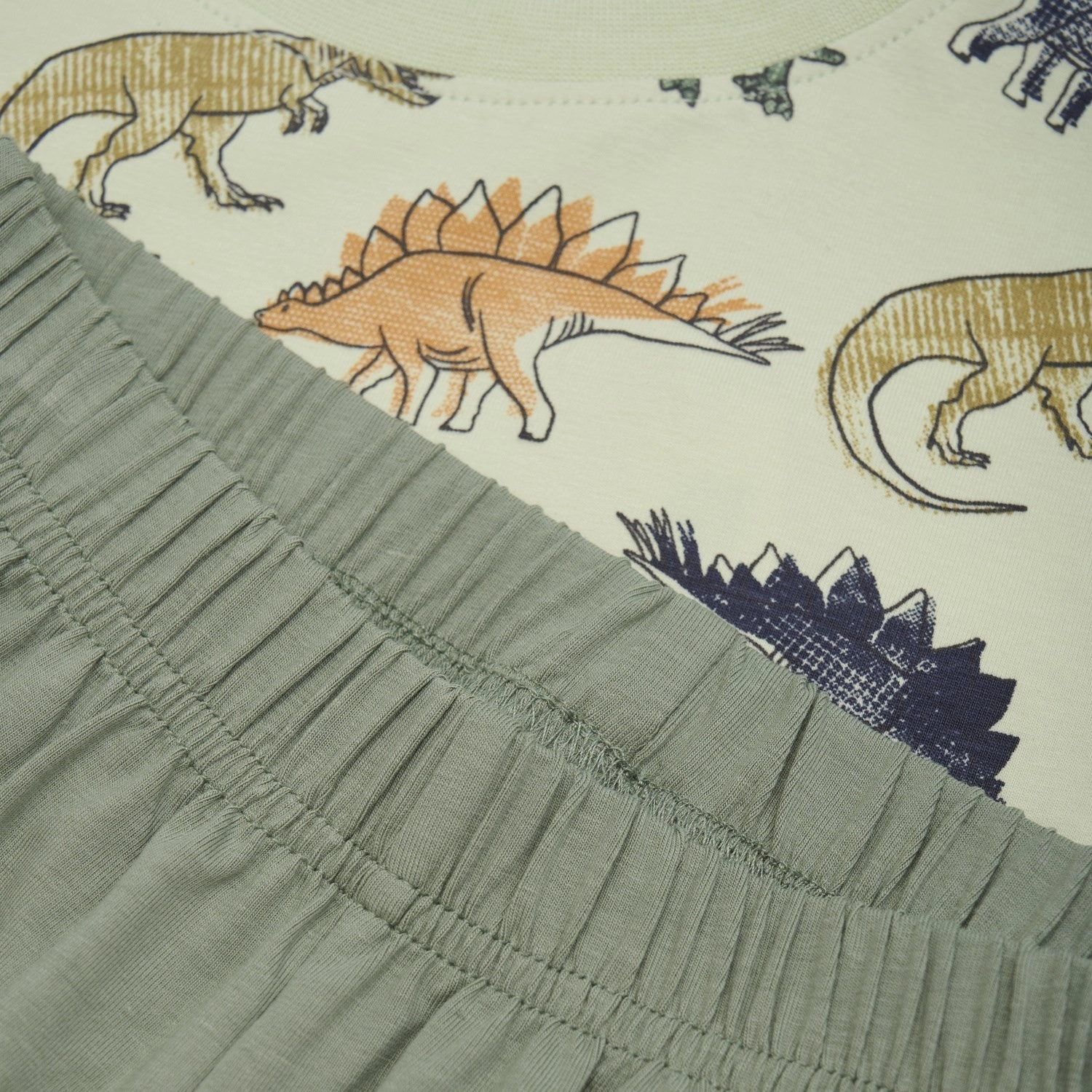 Wide Leg Silhouette Minymo Sea Spray T-Shirt   Shorts Set AOP