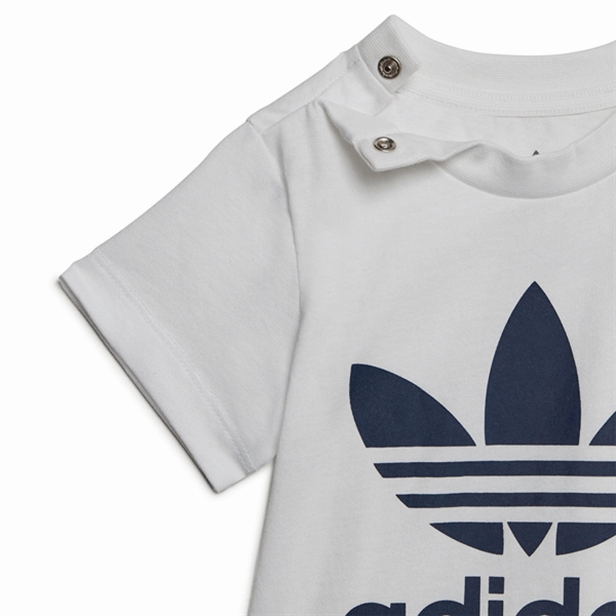Anniversary Gift adidas Originals Night Indigo / White Shorts Tee Set