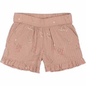 THE NEW Siblings Adobe Rose AOP Oline Shorts sequined details