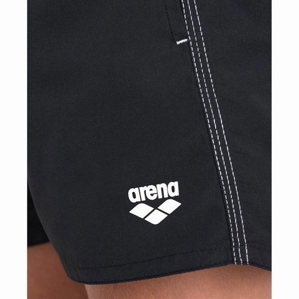 Arena Beach Boxers Solid R Black-White Anti Pilling Fabric