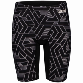 Arena Black-Team Black Escape Swim Jammer Customer-Loved Ring-Details