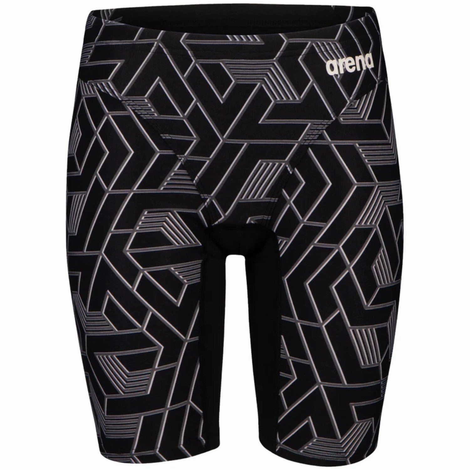 Cool Comfort Summer Relaxation Arena Black-Team Black Escape Swim Jammer