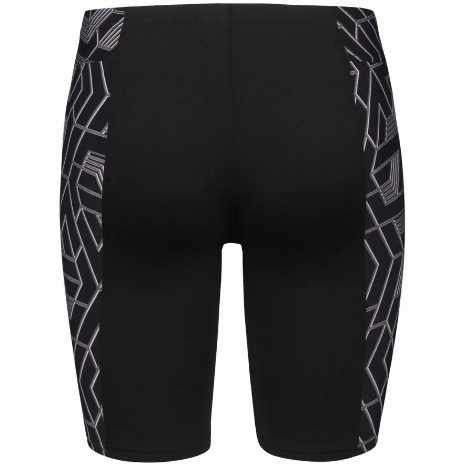 Ozone Resistant anti slip grip Arena Black-Team Black Escape Swim Jammer