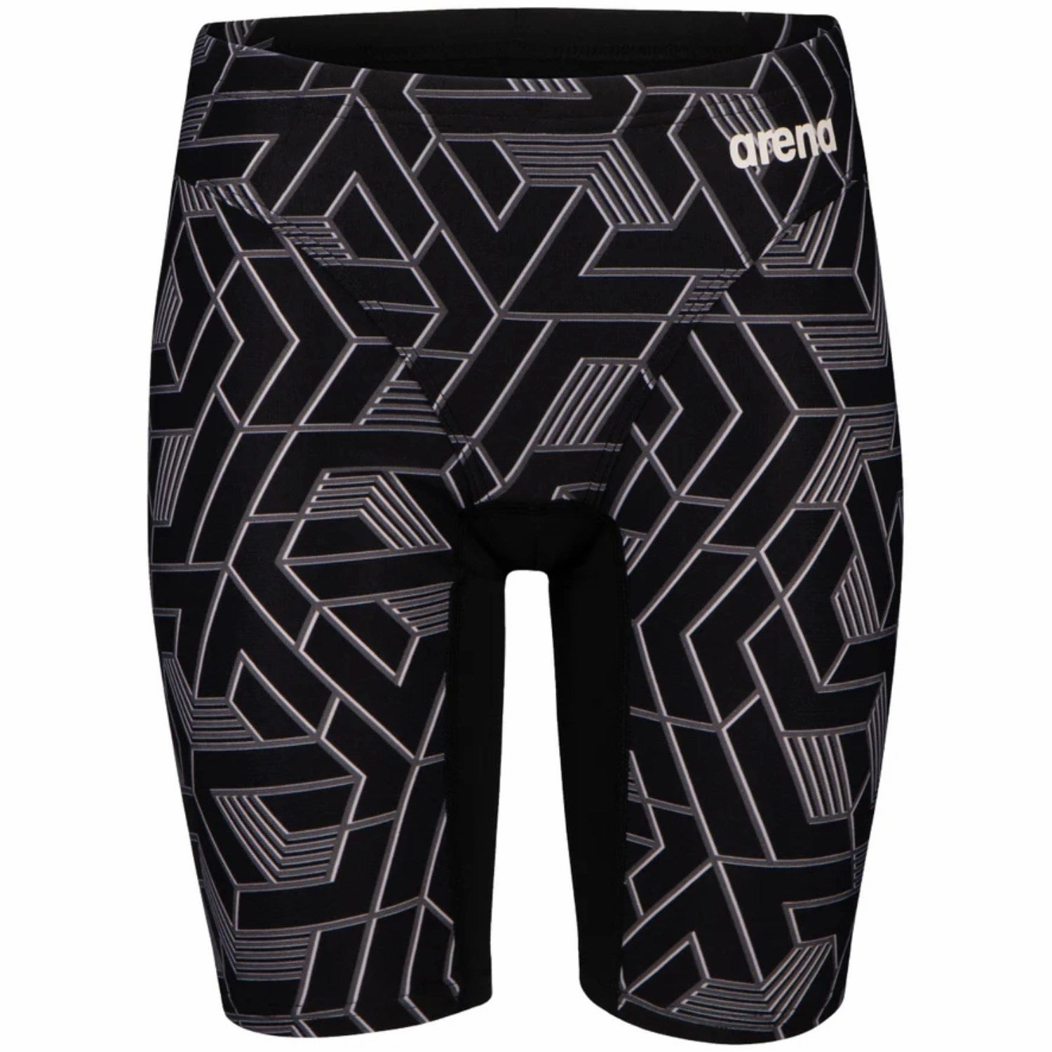 Layering-Option Arena Black-Team Black Escape Swim Jammer