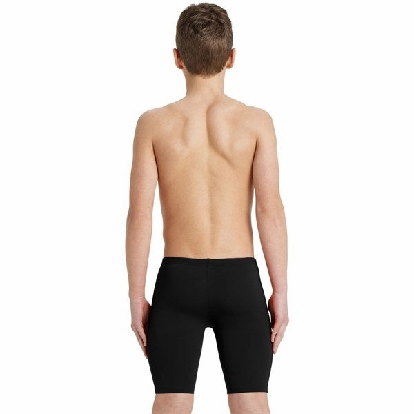 Arena Team Swim Jammer Solid Black-White Waterfront Vacation Vacation Wardrobe