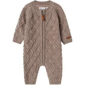 Name It Satellite Nbnwruni Wool Ls Knit Suit Romantic-Detail Tall-Fit