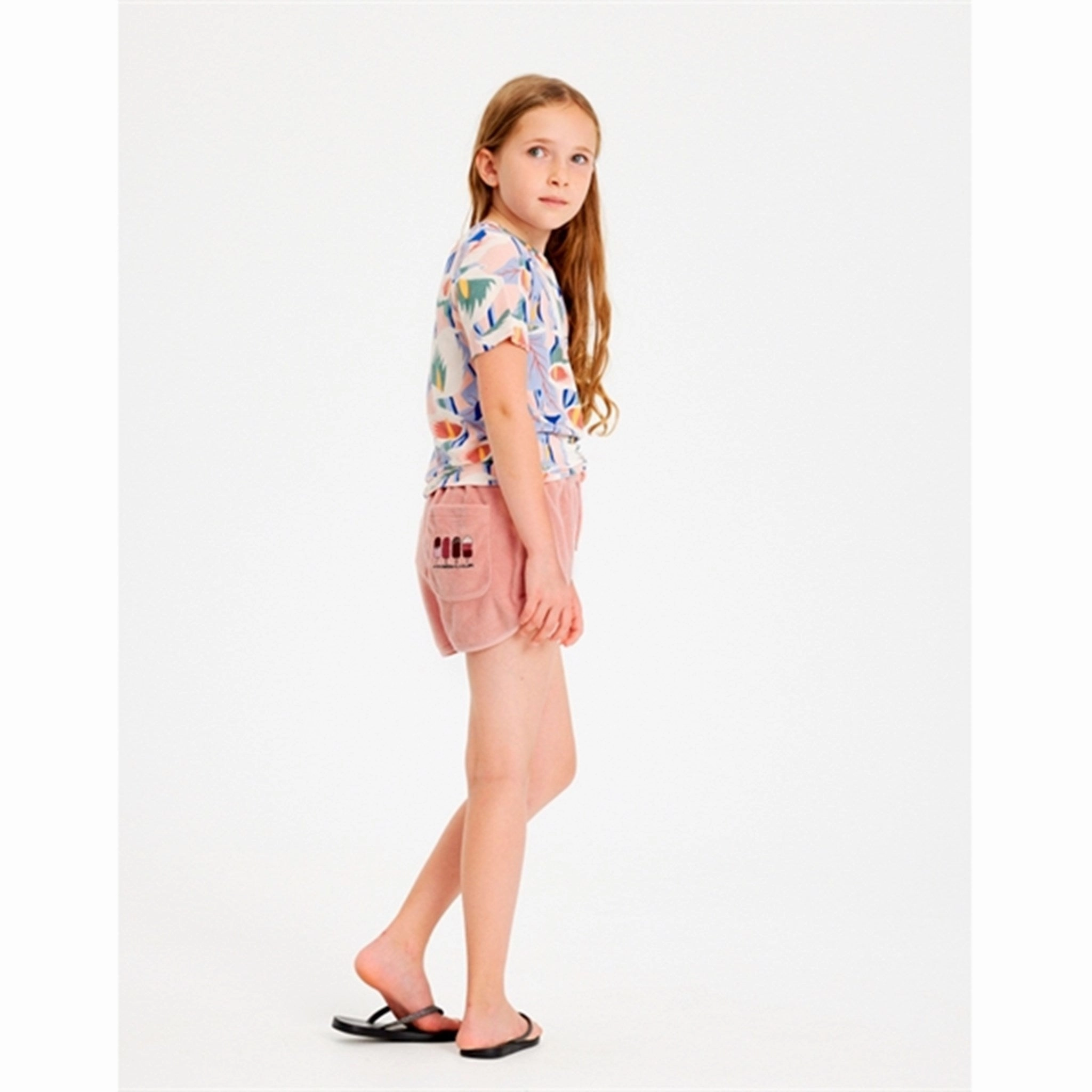 THE NEW Peach Beige Gladys Terry Shorts Low Bulk Construction