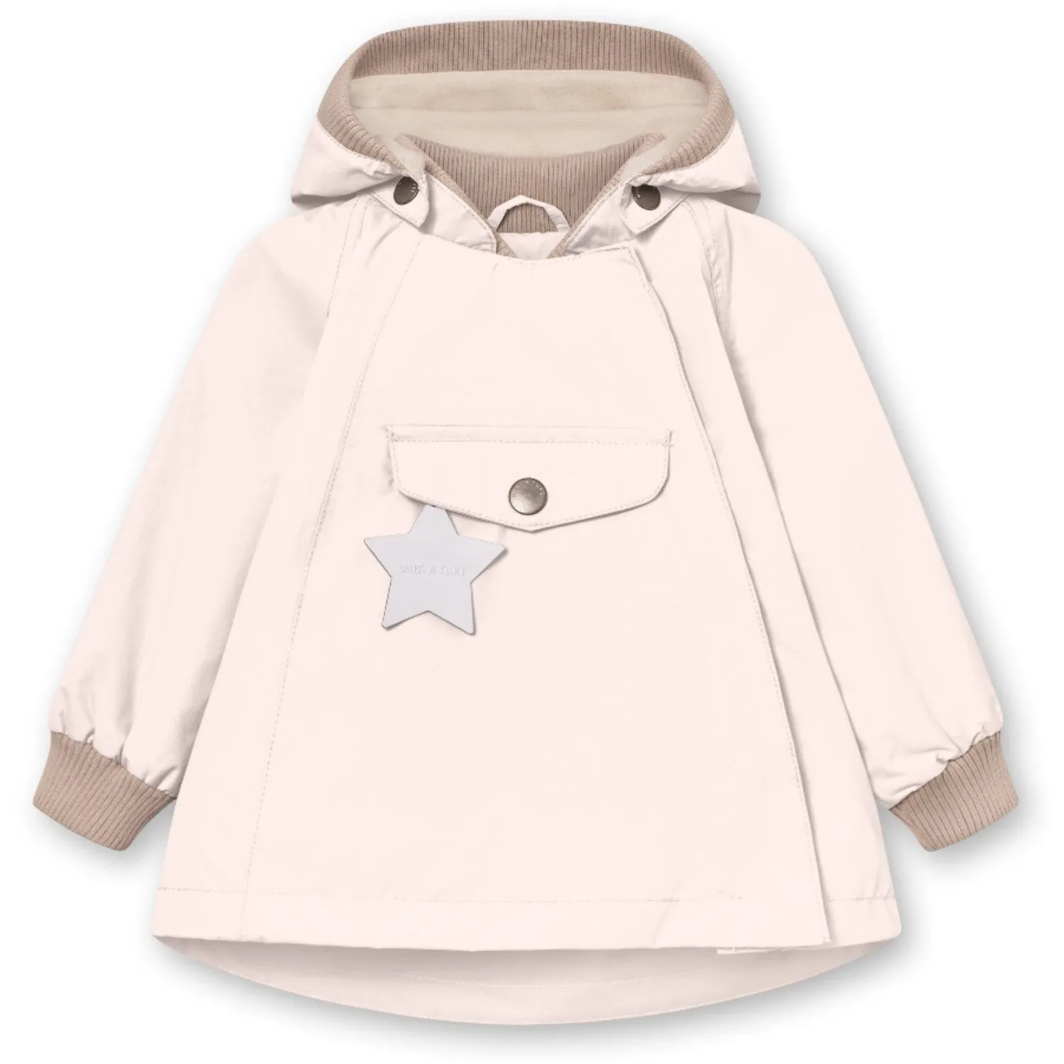 exploration Mini A ture Silver Peony Wai Fleece Lined Spring Jacket. GRS