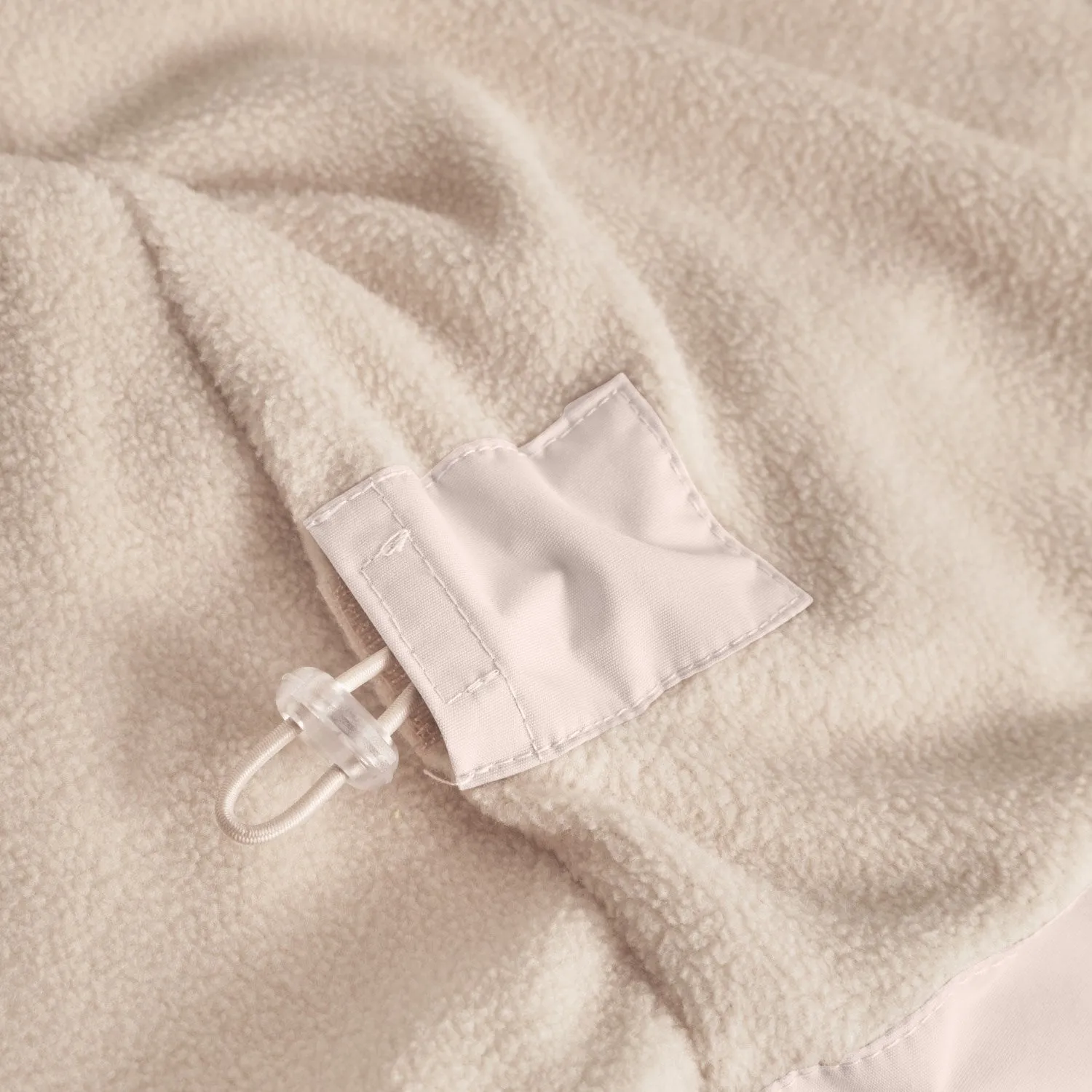 Mini A ture Silver Peony Wai Fleece Lined Spring Jacket. GRS Button Snap Conversion