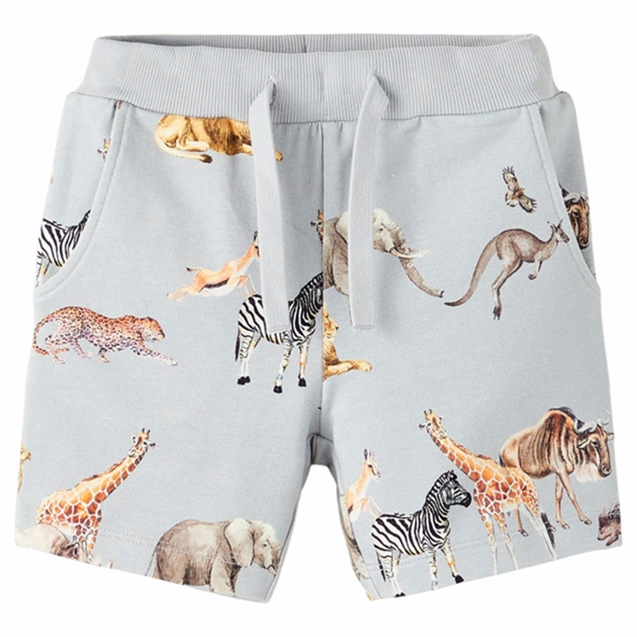 Name it Pearl Blue Helmer Sweat Shorts animal print shorts tall size