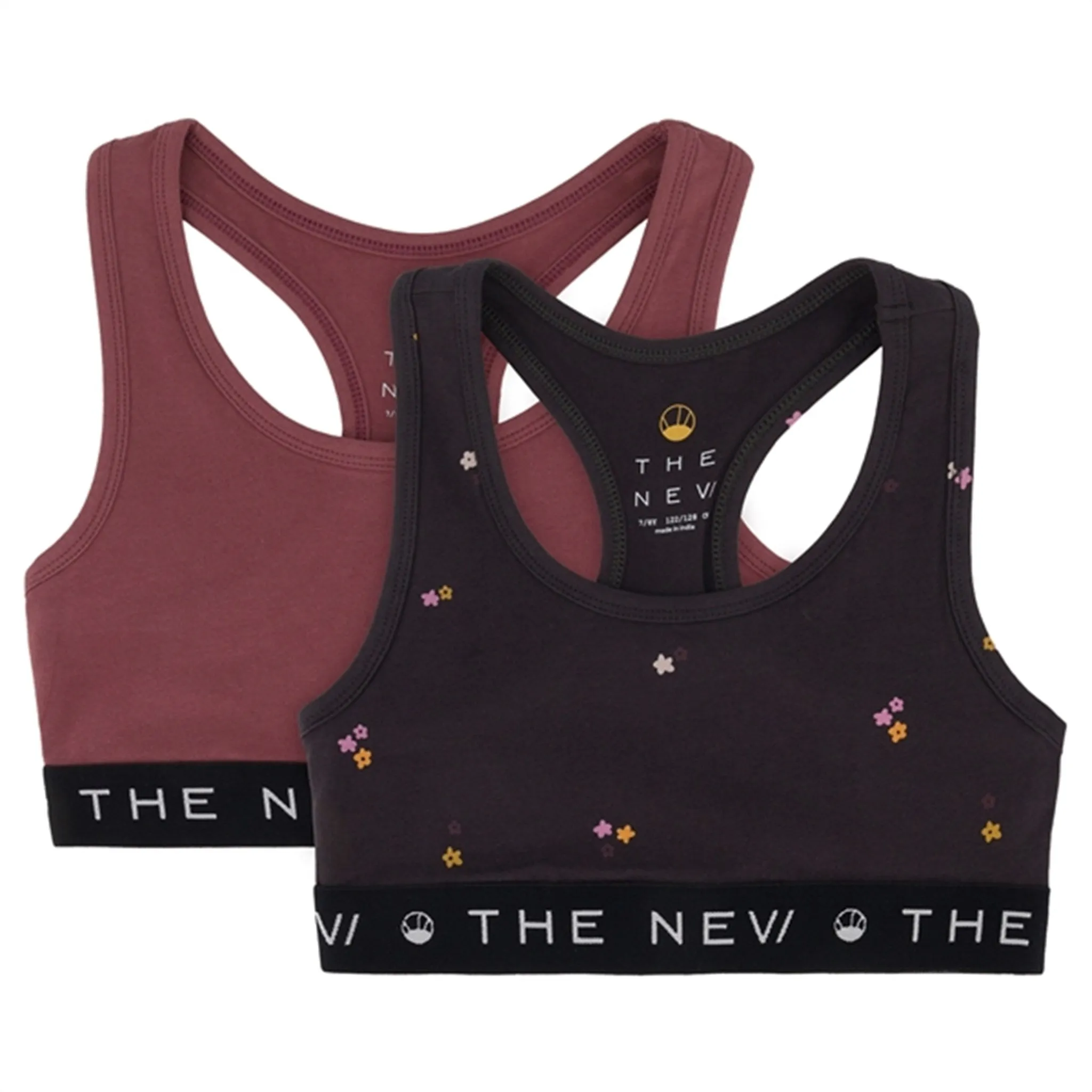 Long fit Low-quality The New Rose Brown Top 2-pack