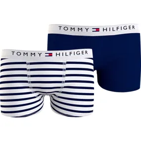No Fold Tommy Hilfiger Boxershorts 2-pack Breton Stripe/Desert Sky