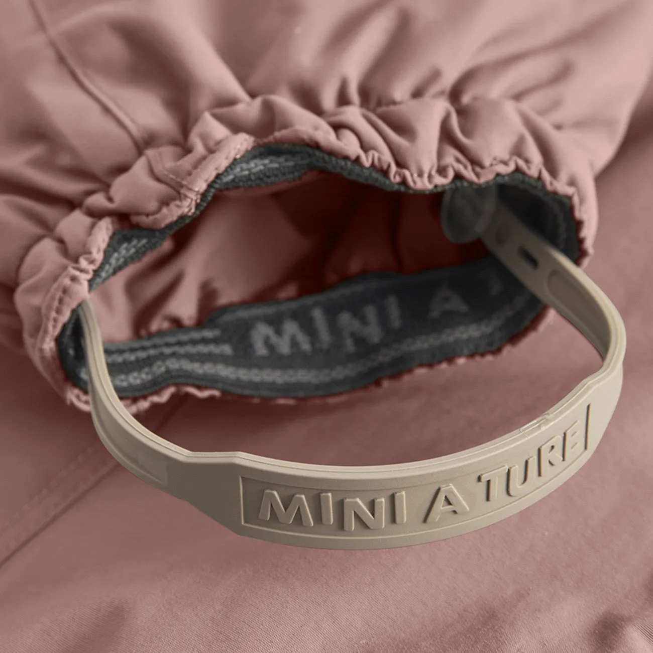 Mini A ture Light plum Wisti Fleece Snowsuit Vintage-inspired shirt