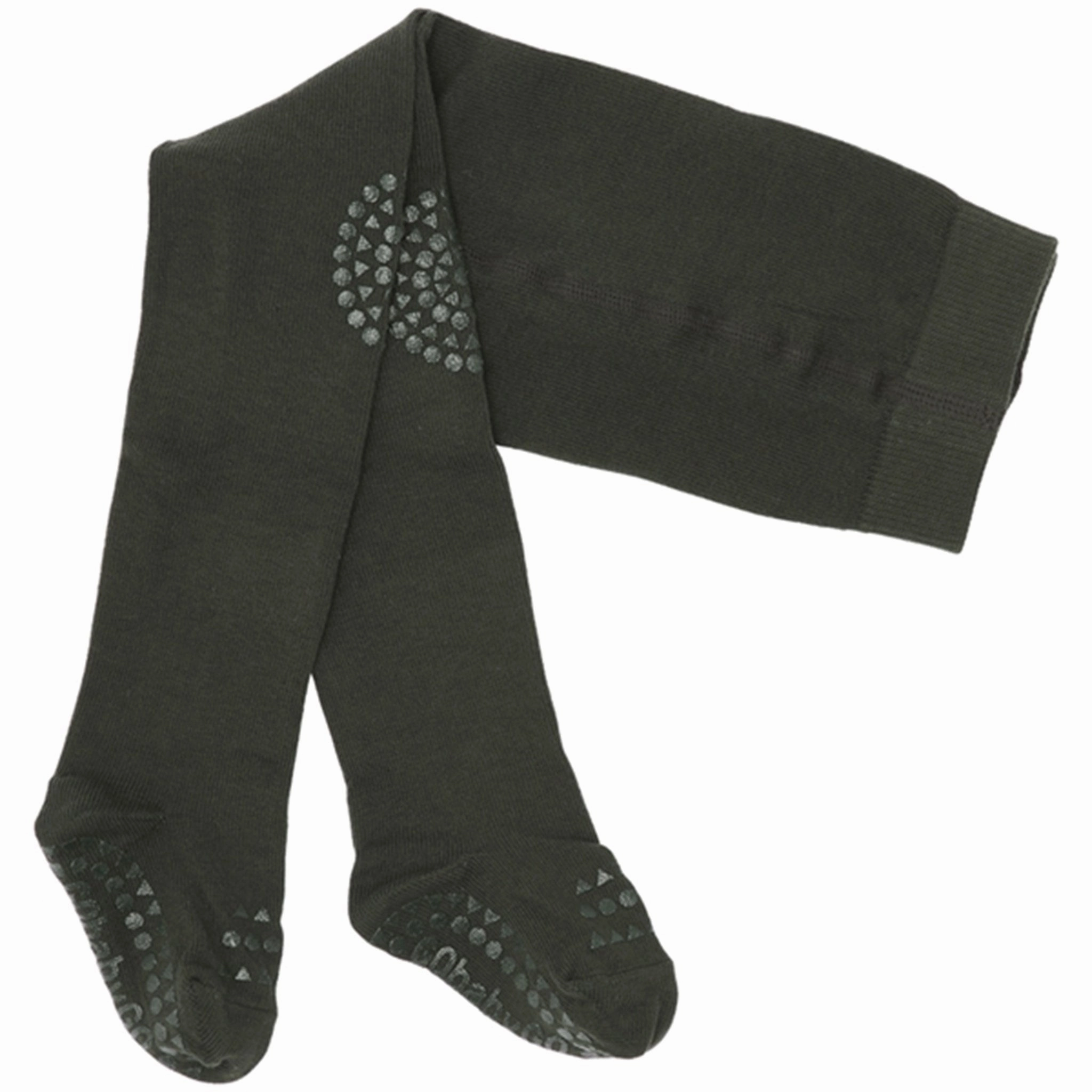 Removable-part GObabyGO Crawling Tights Forrest Green